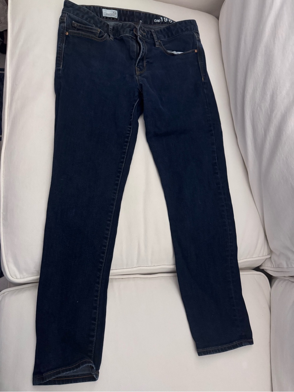 GAP Women’s Dark Navy Straight Leg Jeans